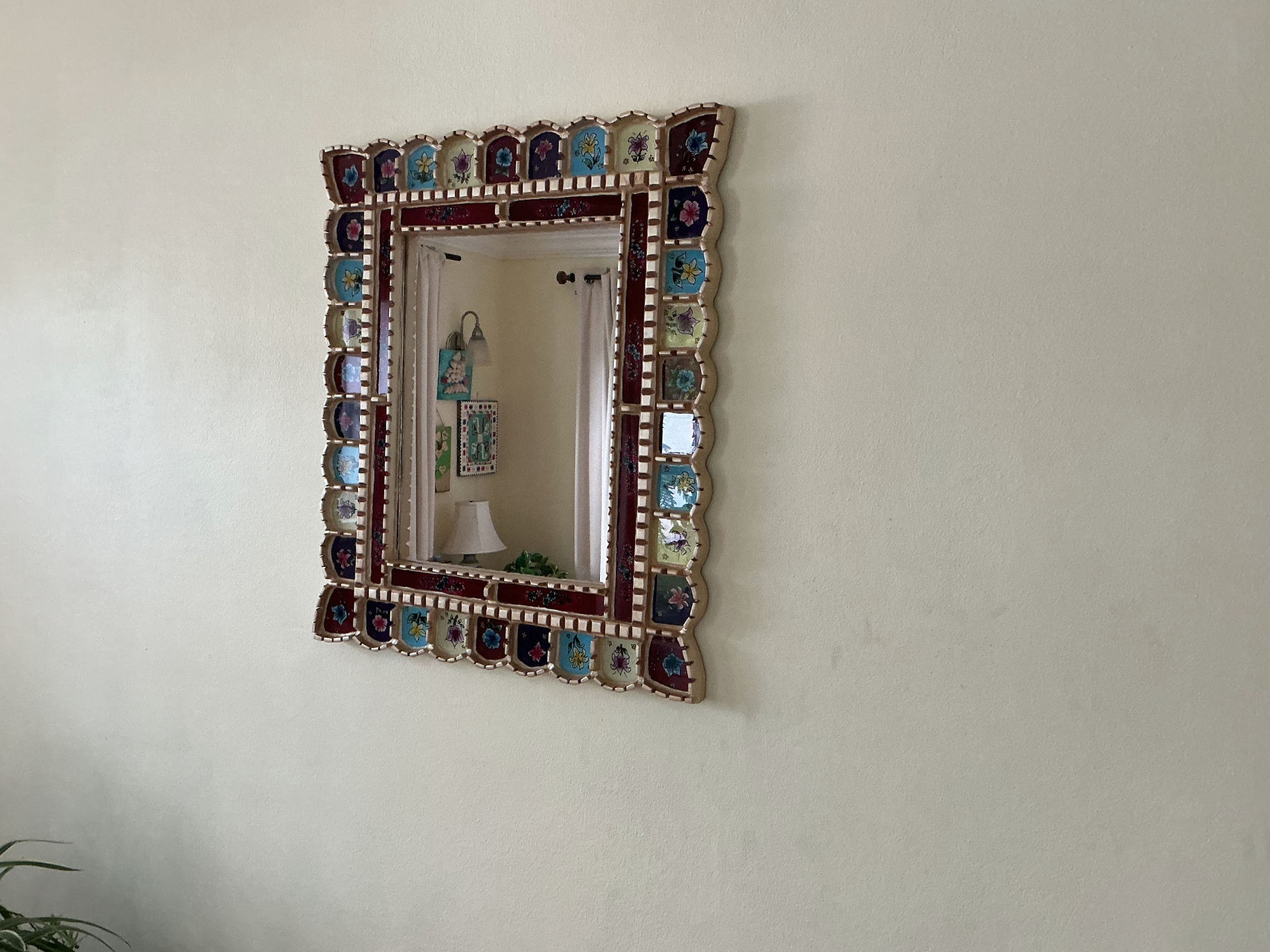 Winter Garden displayed at a distance on a light wall